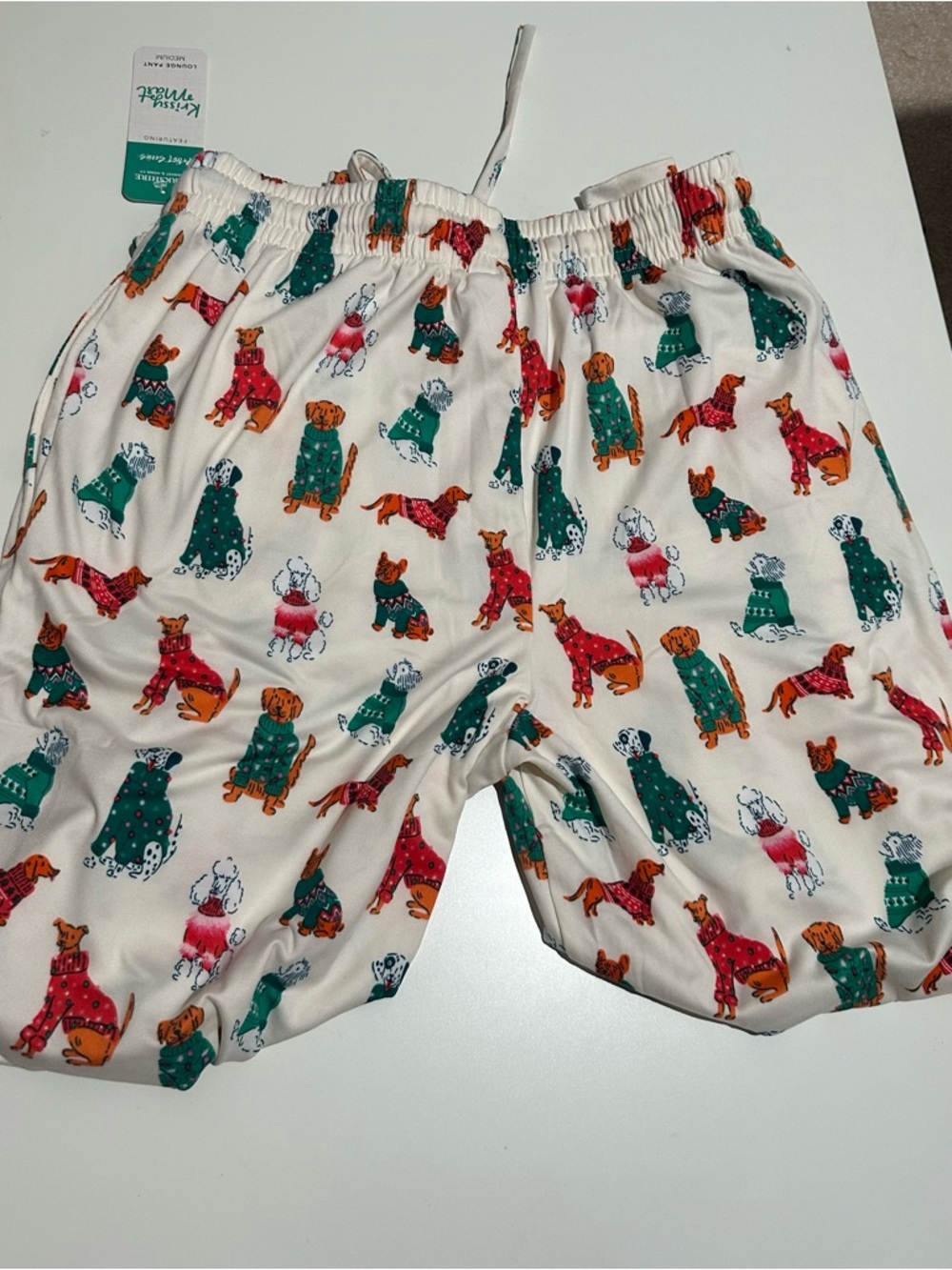Krissy Mast Dog Print Lounge Pajama Pants Size M NWT 2025